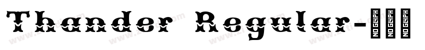 Thander Regular字体转换